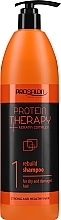 Kup Bezsiarczanowy szampon do włosów - Prosalon Protein Therapy + Keratin Complex Rebuild Shampoo (z pompką)