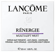 Przeciwzmarszczkowy krem liftingujący na noc - Lancôme Rénergie Multi-Lift Night Cream — Zdjęcie N2