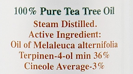 Olejek z drzewa herbacianego - Tea Tree Therapy Tea Tree Oil — Zdjęcie N3