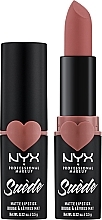 Kup PRZECENA! Matowa szminka do ust - NYX Professional Makeup Suede Matte Lipstick *