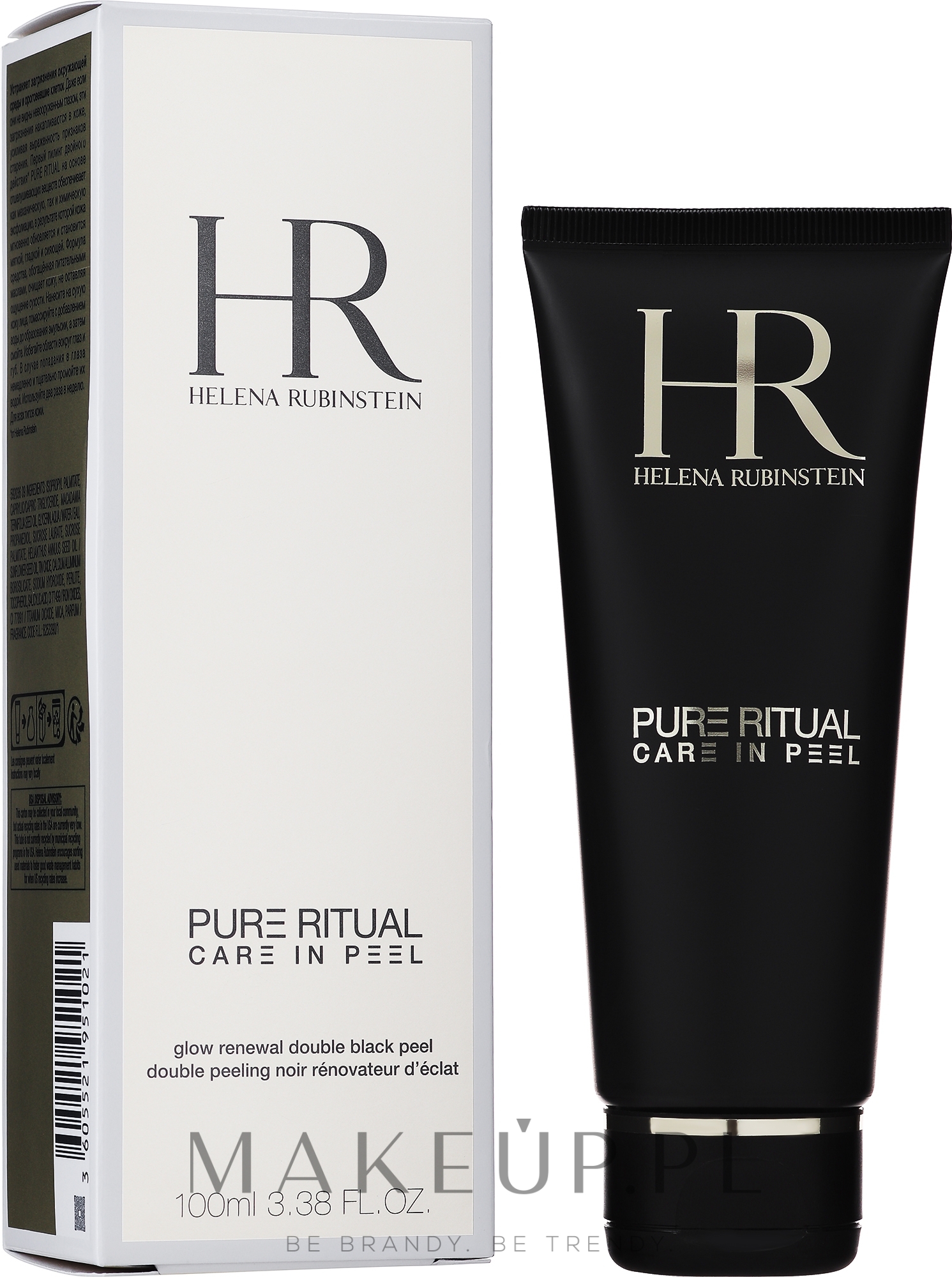 Rozświetlający peeling do twarzy - Helena Rubinstein Pure Ritual Glow Renewal Double Black Peel — Zdjęcie 100 ml