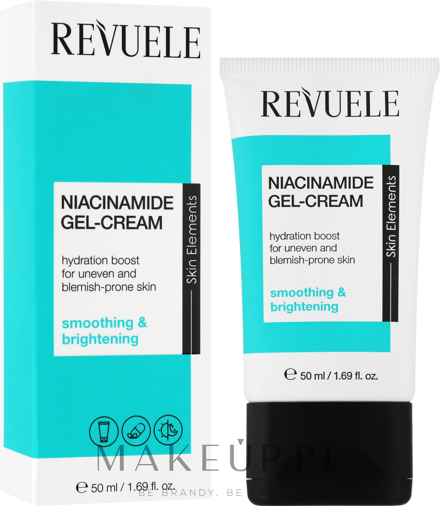 Żel-krem ​​do twarzy z niacynamidem - Revuele Niacinamide Gel-Cream — Zdjęcie 50 ml