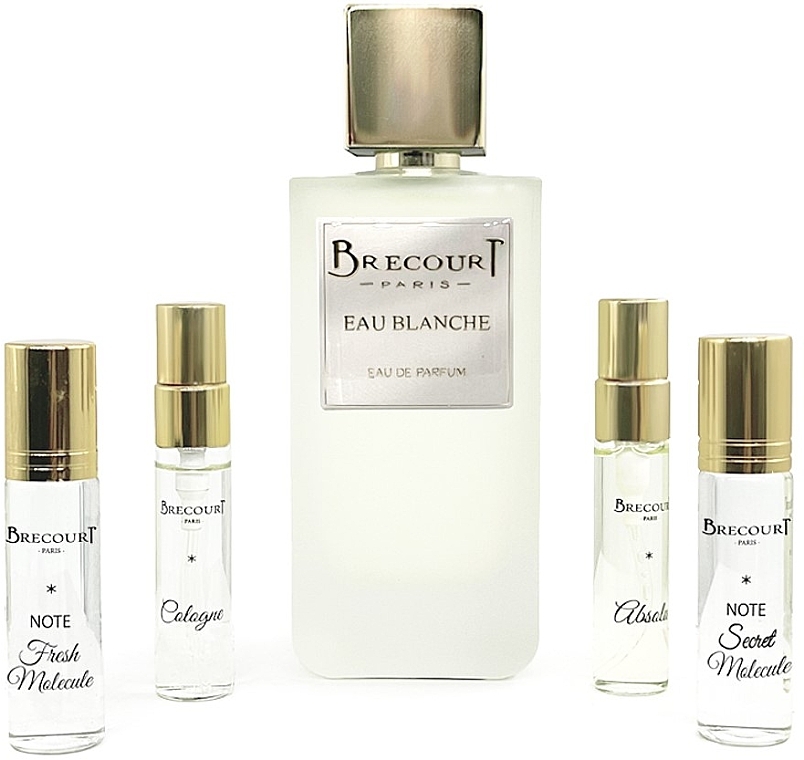 Brecourt Eau Blanche - Zestaw (edp/100ml + edp/2x7ml + edp/2x5ml) — Zdjęcie N1