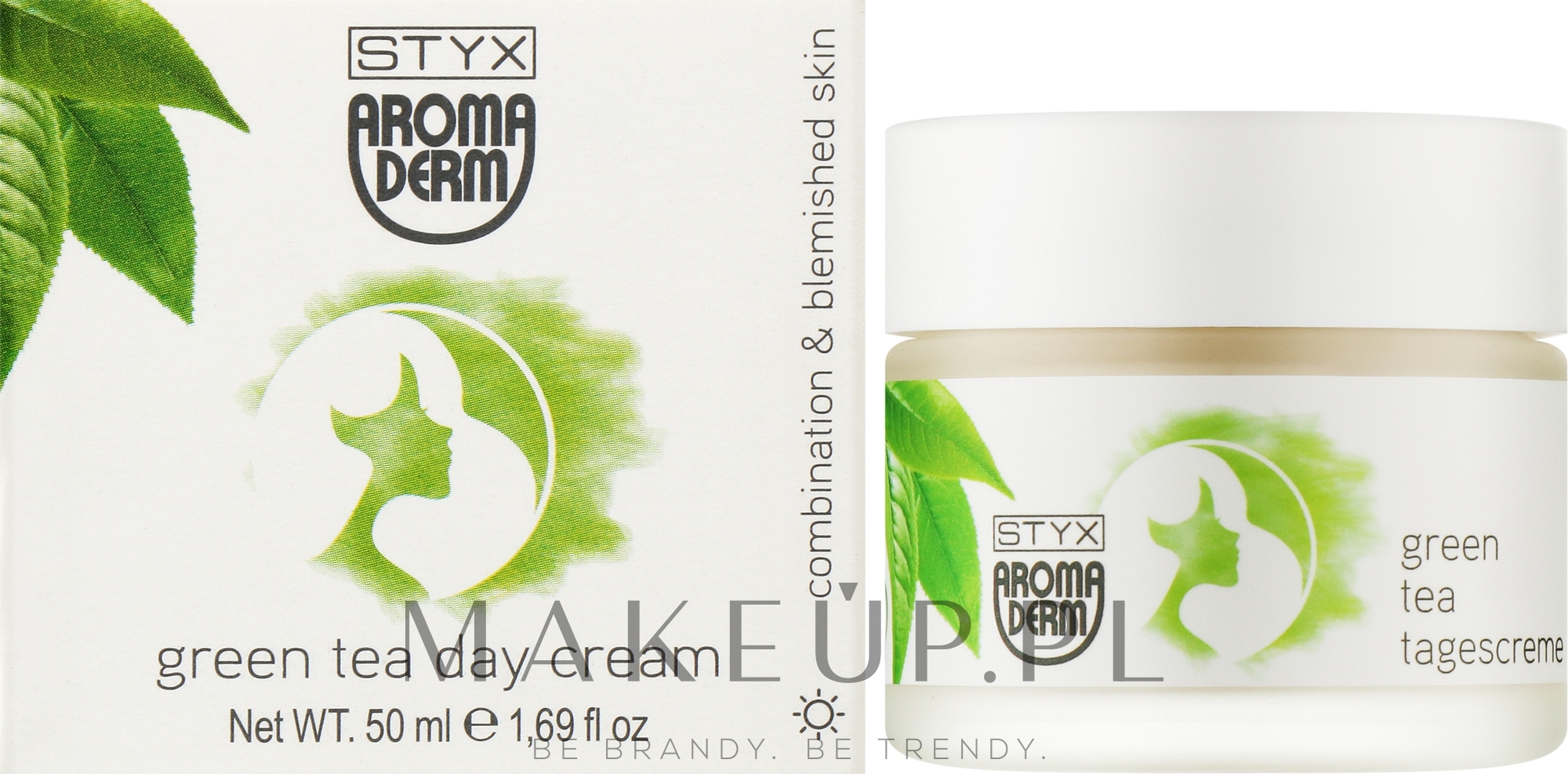 Ujędrniająco-nawilżający krem na dzień - Styx Naturcosmetic Aroma Derm Green Tea Day Cream — Zdjęcie 50 ml