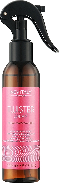 Rewitalizujący lakier do włosów - Nevitaly Twister Spray Curl Reviving — Zdjęcie N1