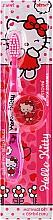 Kup Szczoteczka do zębów dla dzieci z nasadką, różowo-biała Hello Kitty - VitalCare Hello Kitty