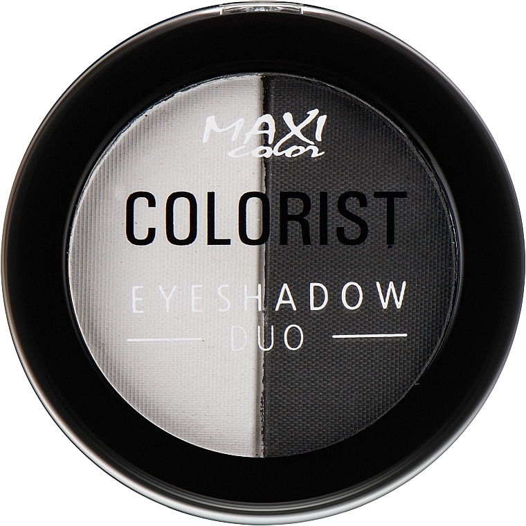 Cienie do powiek, matowe - Maxi Color Colorist Eyeshadow Duo — Zdjęcie N2