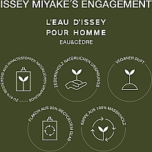 Issey Miyake L’Eau D’Issey Pour Homme Eau & Cedre Intense - Woda toaletowa — Zdjęcie N6