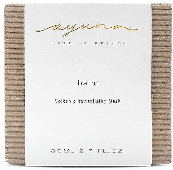 Rewitalizująca maska do twarzy z pyłem wulkanicznym i aktywnym węglem drzewnym - Ayuna Balm Volcanic Revitalizing Mask — фото N4