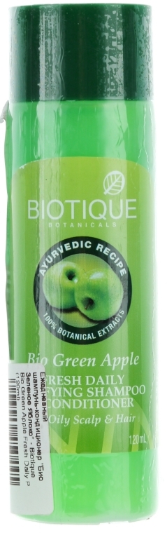Szampon-odżywka Biozielone jabłko - Biotique Bio Green Apple Fresh Daily Purifying Shampoo & Conditioner — Zdjęcie N1