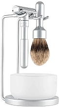 Kup Zestaw do golenia - Merkur Shaving Set Futur 750 (razor/1pc + shaving/brush/1pc + acc/2pcs)