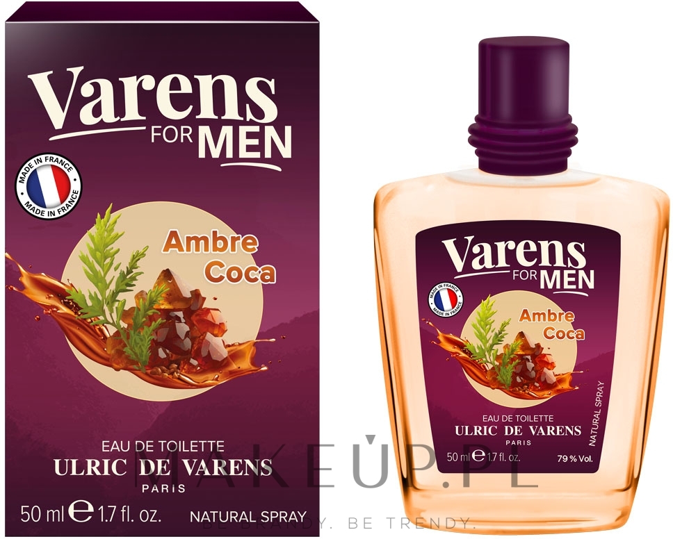 Ulric de Varens Varens For Men Ambre Coca - Woda toaletowa — Zdjęcie 50 ml