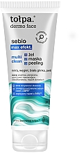 Kup Żel do mycia twarzy 3w1 - Tołpa Dermo Face Multi Clean: Gel, Peeling, Mask