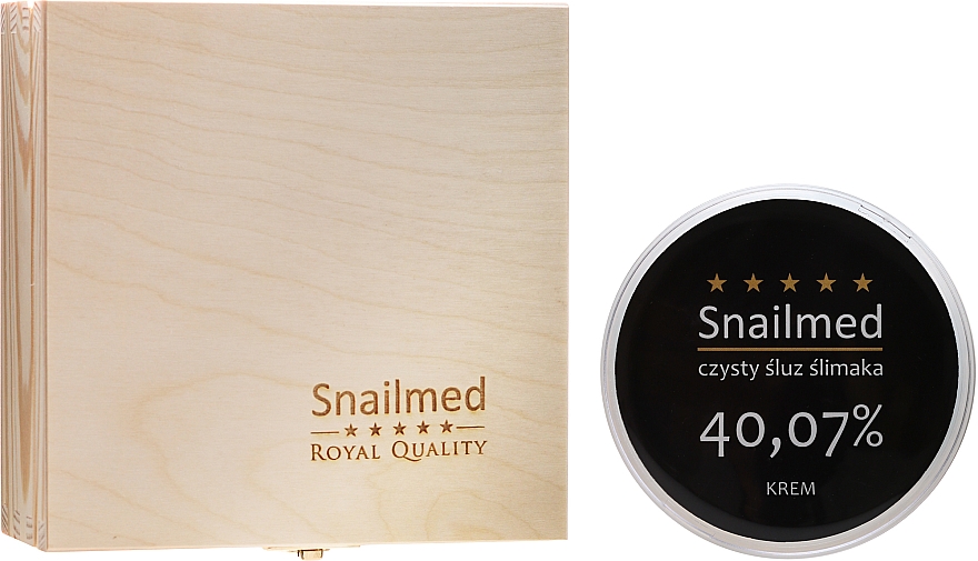 Krem z czystym śluzem ślimaka do twarzy na dzień i na noc - Snailmed Royal Quality — Zdjęcie N4