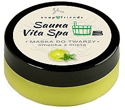 Maska do twarzy Limonka i mięta - Soap&Friends Sauna Vita Spa — Zdjęcie N1