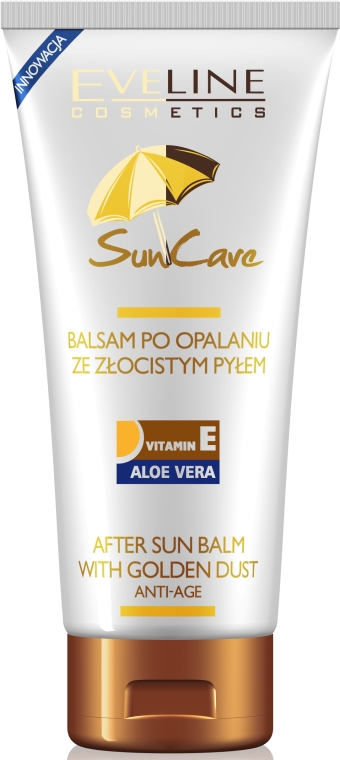 Balsam po opalaniu ze złocistym pyłem - Eveline Cosmetics After Sun Balm