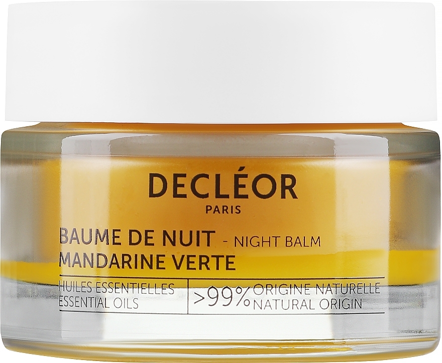 Wygładzający krem do twarzy na noc - Decléor Green Mandarin Glow Night Balm — Zdjęcie N1