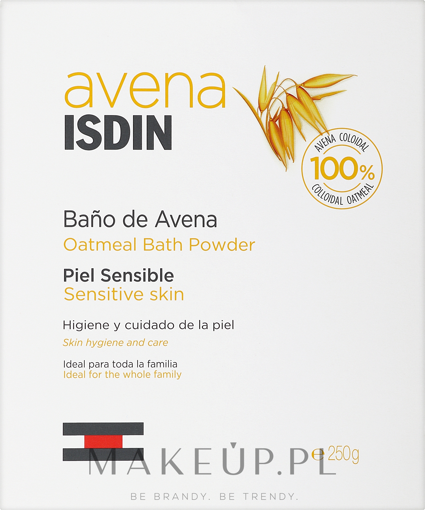 Płatki owsiane do kąpieli dla skóry wrażliwej - Isdin Avena Oats Bath Sensitive Skin — Zdjęcie 250 g