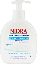 Mleczko do higieny intymnej z proteinami mleka - Nidra Milk Intimate Wash — Zdjęcie N1