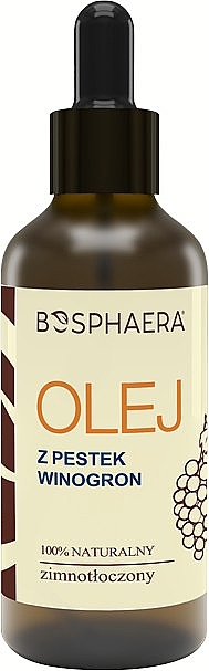 Olej kosmetyczny z pestek winogron - Bosphaera Grape Seed Oil — Zdjęcie N1