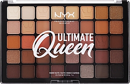 Paleta cieni do powiek - NYX Professional Makeup Makeup Ultimate Queen Eyeshadow Palette 40 Pan Limited Edition — Zdjęcie N1