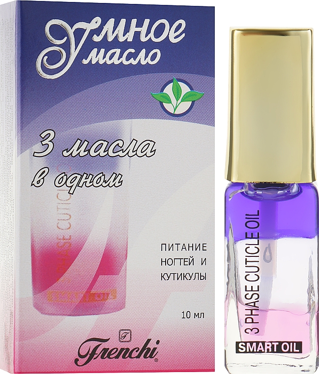 3 olejki w jednym do paznokci - Frenchi 3 Phase Cuticle Oil — Zdjęcie N2