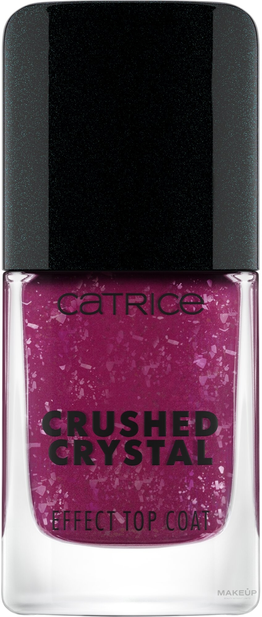 Top coat do paznokci Efekt pokruszonego kryształu - Catrice Crushed Crystal Effect Amethyst Aura Top Coat — Zdjęcie 10.5 ml