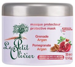 Kup Maska do włosów farbowanych - Le Petit Olivier Pomegranate Argan Hair Mask