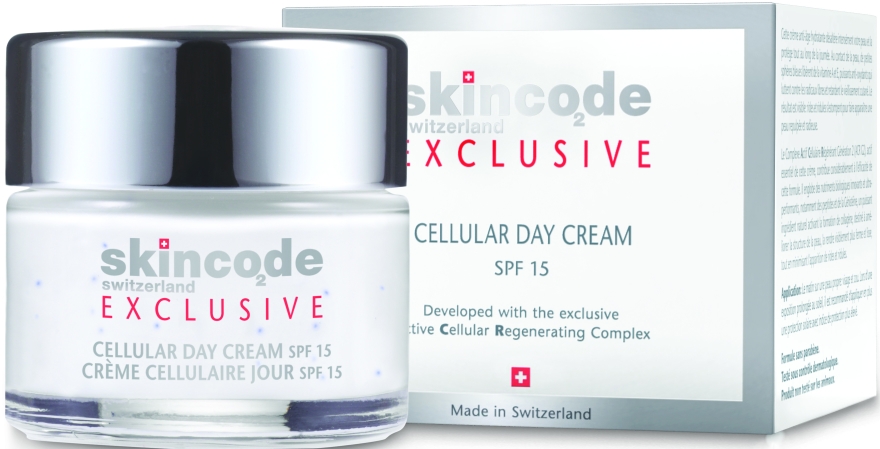 Komórkowy krem na dzień - Skincode Exclusive Cellular Day Cream SPF 15 — Zdjęcie N1