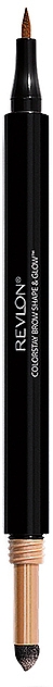 Marker do brwi + rozświetlacz - Revlon Colorstay Brow Shape & Glow