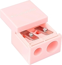 Temperówka do produktów kosmetycznych, różowa - Brushworks Cosmetic Pencil Sharpener — Zdjęcie N2