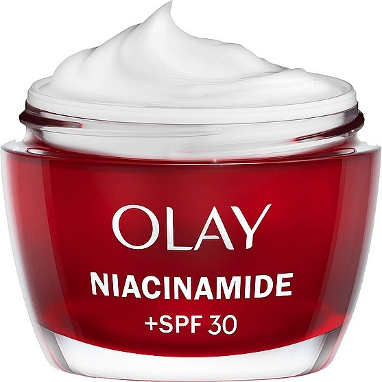 Nawilżający krem do twarzy na dzień - Olay Niacinamide 24 + Vitamin E +SPF 30 Cream — Zdjęcie N1