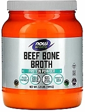 Bulion z kości wołowej - Now Foods Sports Beef Bone Broth Protein Powder — Zdjęcie N1