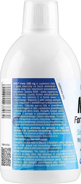 Suplement diety MSM Forte, 1000 mg - Pharmovit MSM Fotre 1000 Mg — Zdjęcie N2