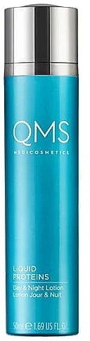 Nawilżający płyn wzmacniający i chroniący skórę twarzy - QMS Liquid Proteins — Zdjęcie N1