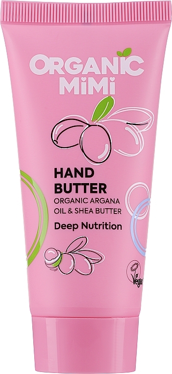 Głęboko nawilżający olejek do rąk Argan & Shea - Organic Mimi Hand Butter Deep Nutrition Argana & Shea — Zdjęcie N1