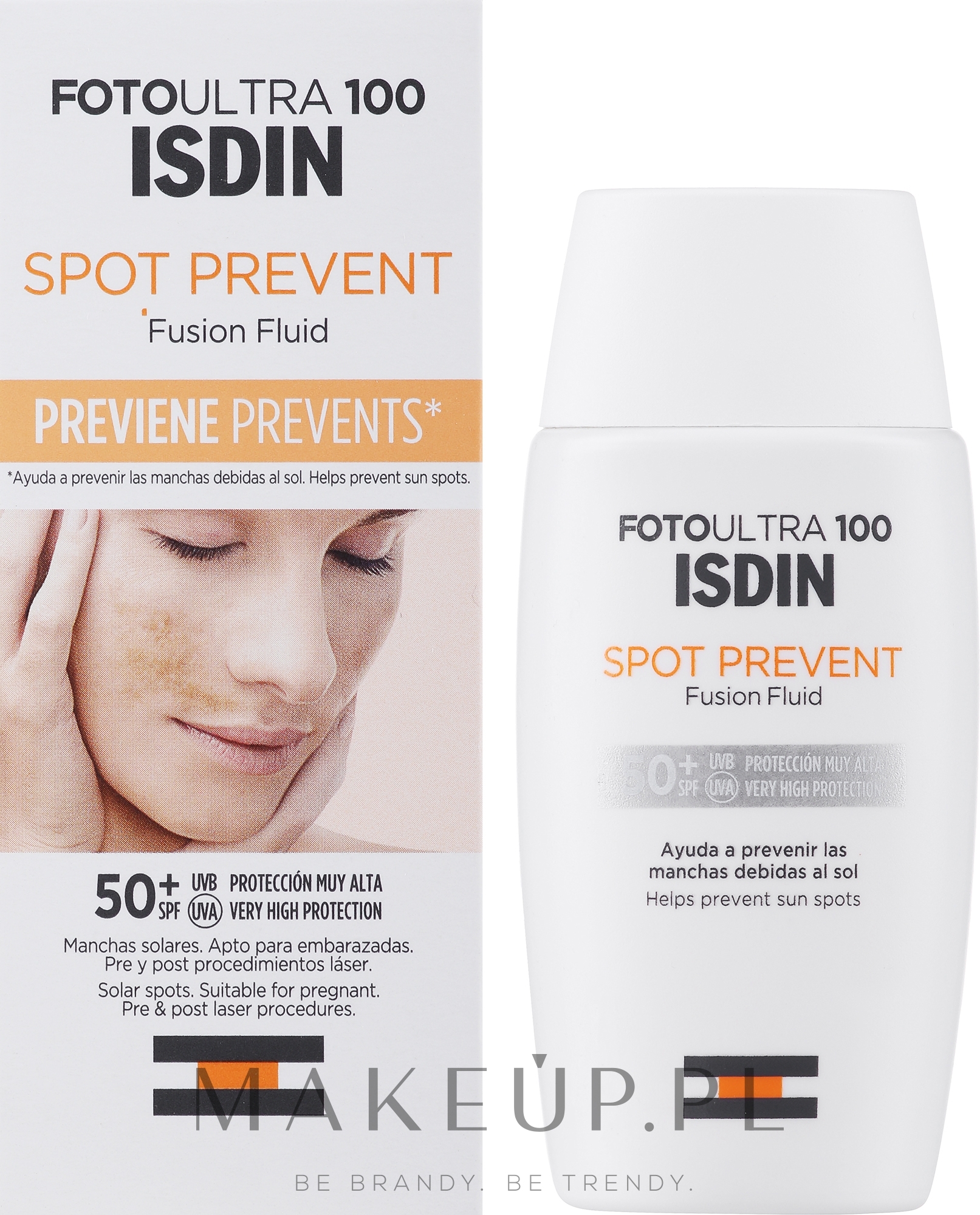 Fluid do twarzy - Isdin Foto Ultra 100 Spot Prevent Fusion Fluid SPF 50+ — Zdjęcie 50 ml