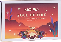 Paleta cieni do powiek - Moira Soul of Fire Shadow Palette — Zdjęcie N3