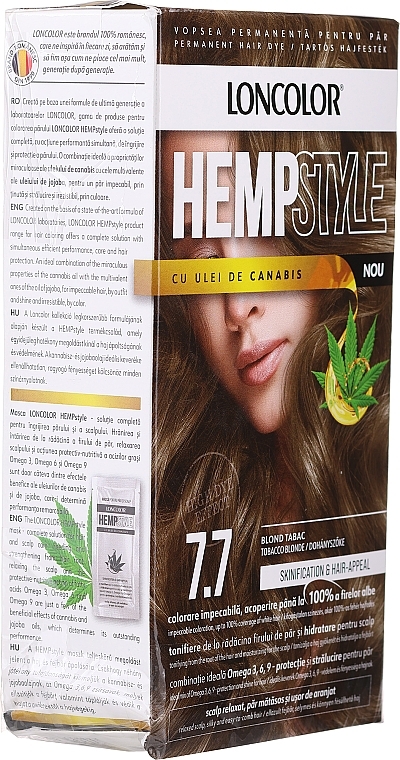 PRZECENA! Trwała farba do włosów z amoniakiem - Loncolor Hempstyle Permanent Hair Dye * — Zdjęcie N3