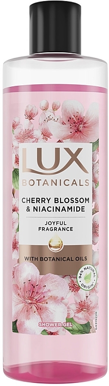 Żel pod prysznic Kwiat wiśni i niacynamid - Lux Botanicals Cherry Blossom & Niacinamide Shower Gel — Zdjęcie N1
