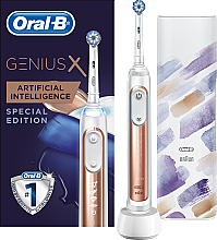Kup Elektryczna szczoteczka do zębów - Oral-B Braun Special Edition Genius X 20000N Rose Gold