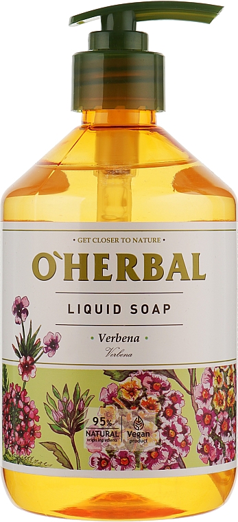 Mydło w płynie z ekstraktem z werbeny - O'Herbal Verbena Liquid Soap