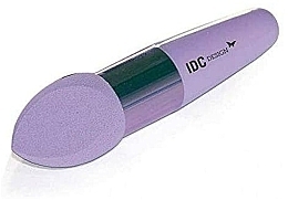 Gąbka-pędzel do makijażu, fioletowy - IDC Institute Sponge Brush — Zdjęcie N1