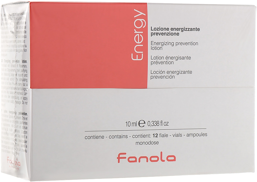 Ampułki z balsamem przeciw wypadaniu włosów - Fanola Energy Anti Hair Loss Lotion