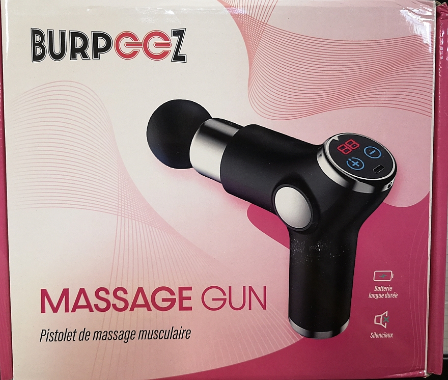 Ręczny masażer pulsacyjny - Burpggz Massage Gun — Zdjęcie N1