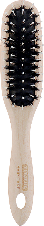 Klonowa szczotka do masażu włosów, prostokątna - Titania — Zdjęcie N1