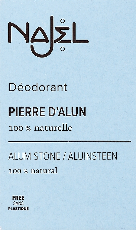 PRZECENA! Naturalny dezodorant ałunowy w kamieniu - Najel Alum Stone Deodorant * — Zdjęcie N1