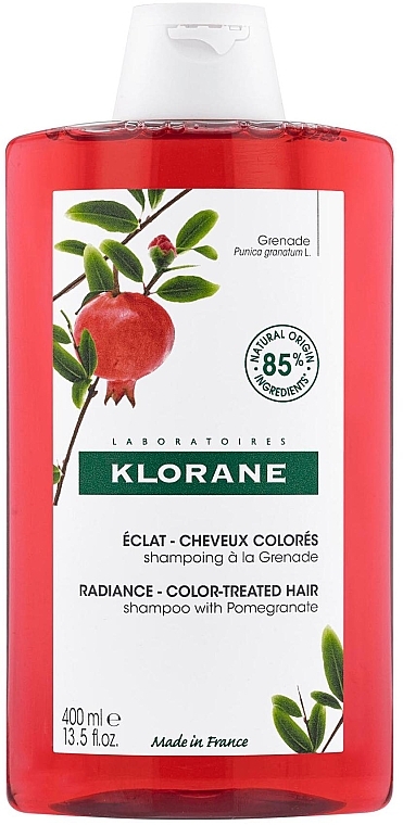 Szampon na bazie wyciągu z granatu Ochrona koloru - Klorane Shampoo With Pomegranate