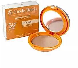 Krem przeciwsłoneczny ​​do twarzy w kompakcie - Gisele Denis Compact Facial Sunscreen Cream Spf50 + Fair Medium Tone — Zdjęcie N1