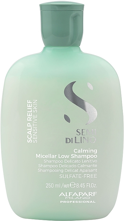 Kojący szampon micelarny - Alfaparf Semi Di Lino Scalp Relief Calming Micellar Low Shampoo